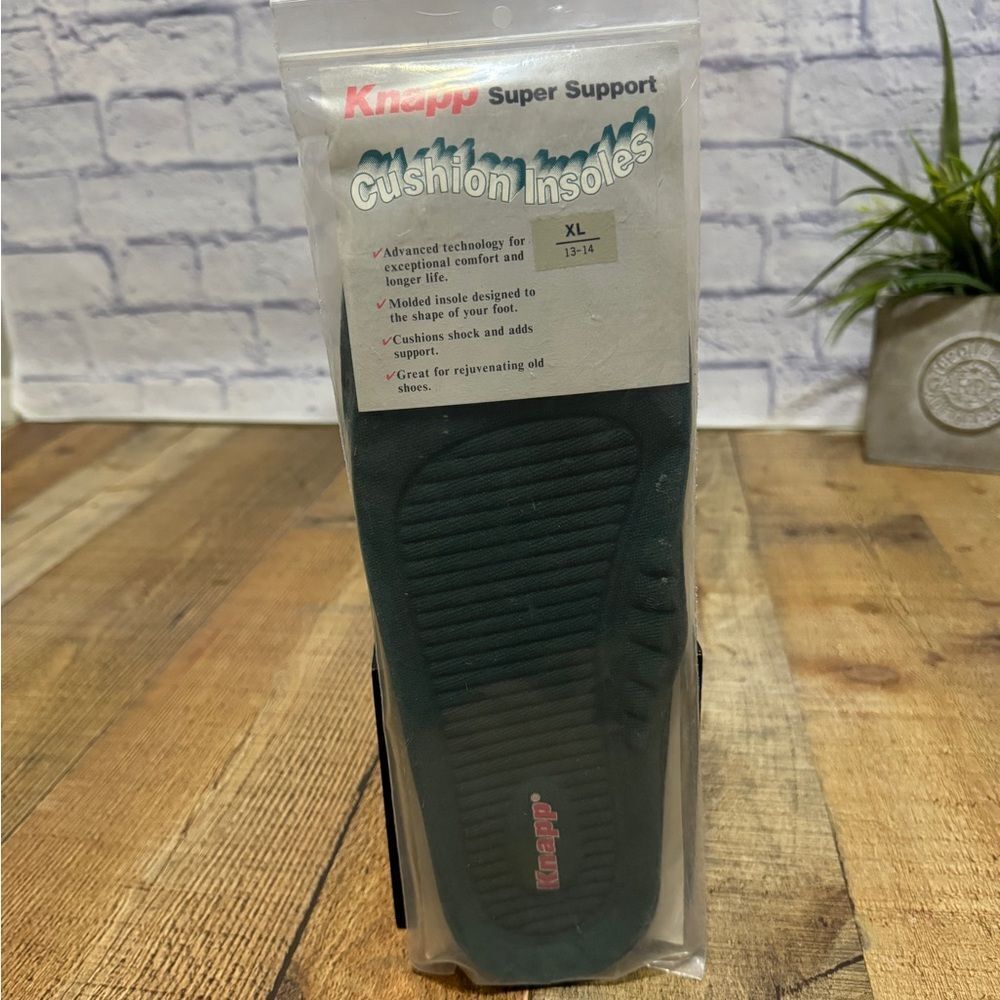 Knapp Vintage Cushion Insoles New In Package  XL 13/14 
New in package